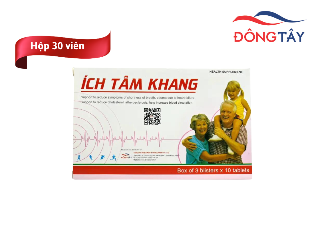 Ích Tâm Khang - Hỗ trợ tăng cường chức năng tim